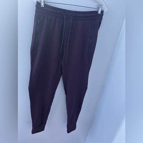 American Eagle Small Maroon Male Sweat Pants With Zippers - Picture 3 of 8